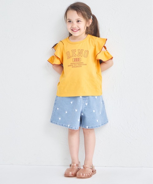 pairmanon（ペアマノン）の「ハート刺繍 ショートパンツ（その他パンツ・キッズ・インディゴブルー/ブラック/ライトブルー・100/110/120/130/140/150/90）」の9枚目の写真