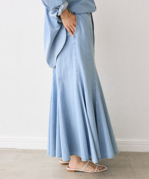 RIVE DROITE（リヴドロワ）の「【MONN.:.(モン)】ライトデニム