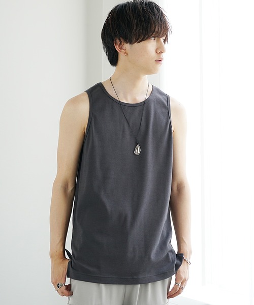 MinoriTY（マイノリティ）の「【MinoriTY】プレミアムコットンインナー専用タンクトップ メンズ フラットセミロング（タンクトップ・メンズ・ホワイト/ブラック・S/L/M）」の16枚目の写真