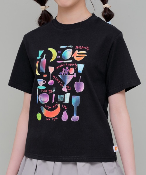 セール】コットン100％ カラフルイラスト 半袖Tシャツ（Tシャツ
