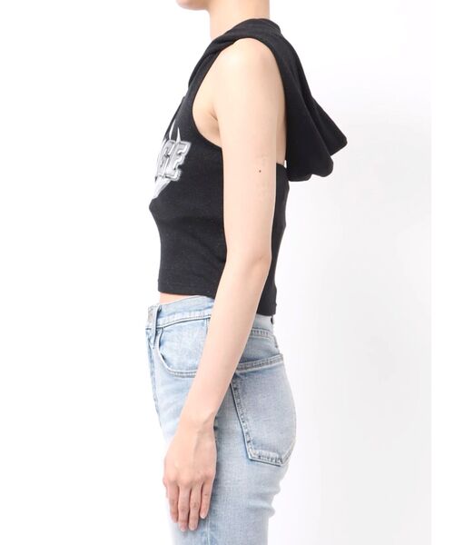 GYDA（ジェイダ）の「ELMIRAGEベアフーディートップス（Tシャツ/カットソー・レディース・オフホワイト/ブラック・FREE）」の11枚目の写真