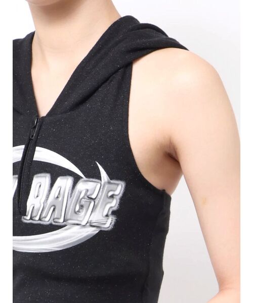 GYDA（ジェイダ）の「ELMIRAGEベアフーディートップス（Tシャツ/カットソー・レディース・オフホワイト/ブラック・FREE）」の8枚目の写真