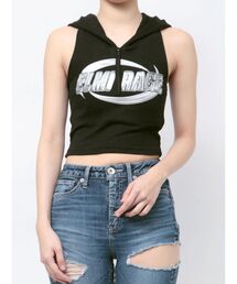 GYDA | ELMIRAGEベアフーディートップス(Tシャツ/カットソー)