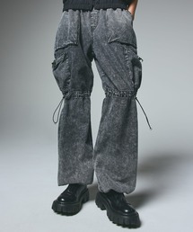 mickey様 未使用品❗️ X-GIRL 製品染め ワイドデニムパンツ X-girl｜エックスガールのデニムパンツ（ワイド・ルーズ）通販 - ZOZOTOWN