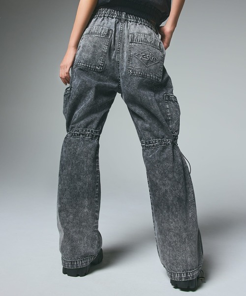 X-girl 落書き風デニムパンツ　ジーンズ X-girl - X-girl 落書きデニムパンツ✨ #レア💓の通販 by