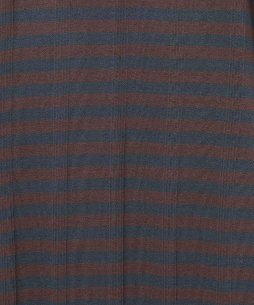 MILLER（ミラー）の「【MILLER(ミラー)】別注ボーダーノースリーブワンピース（ワンピース・レディース・ネイビー/ブラック・FREE）」の4枚目の写真