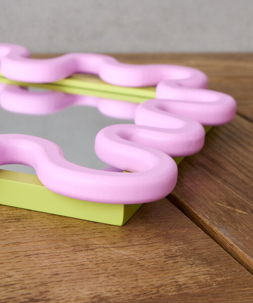 SAHIR（サヒール）の「【SAHIR サヒール】uneune mirror　うねうねミラー（ミラー・レディース・オレンジ/グリーン・0）」の11枚目の写真