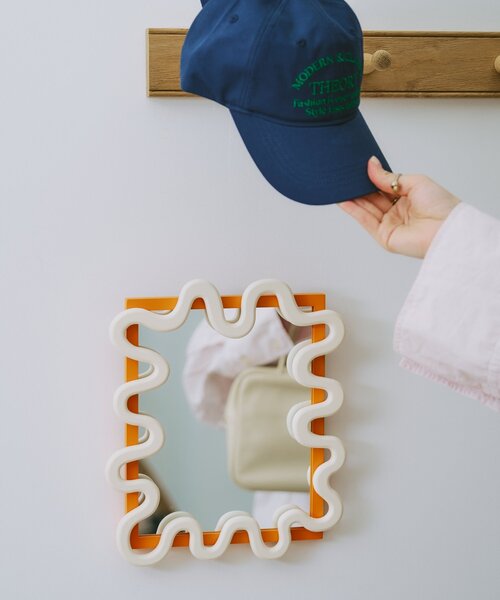 SAHIR（サヒール）の「【SAHIR サヒール】uneune mirror　うねうねミラー（ミラー・レディース・オレンジ/グリーン・0）」の18枚目の写真