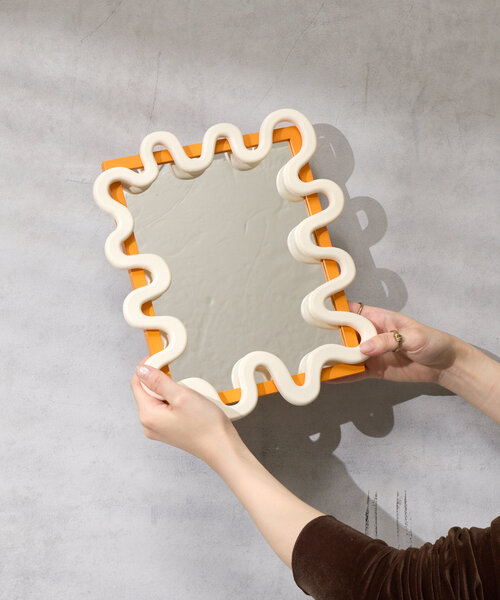 SAHIR（サヒール）の「【SAHIR サヒール】uneune mirror　うねうねミラー（ミラー・レディース・オレンジ/グリーン・0）」の21枚目の写真