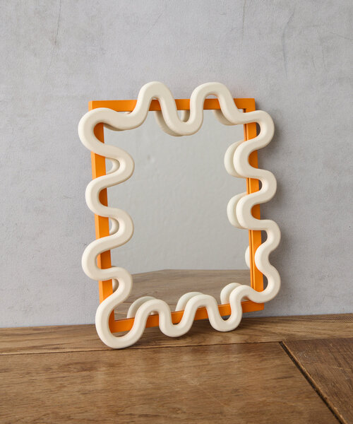 SAHIR（サヒール）の「【SAHIR サヒール】uneune mirror　うねうねミラー（ミラー・レディース・オレンジ/グリーン・0）」の22枚目の写真