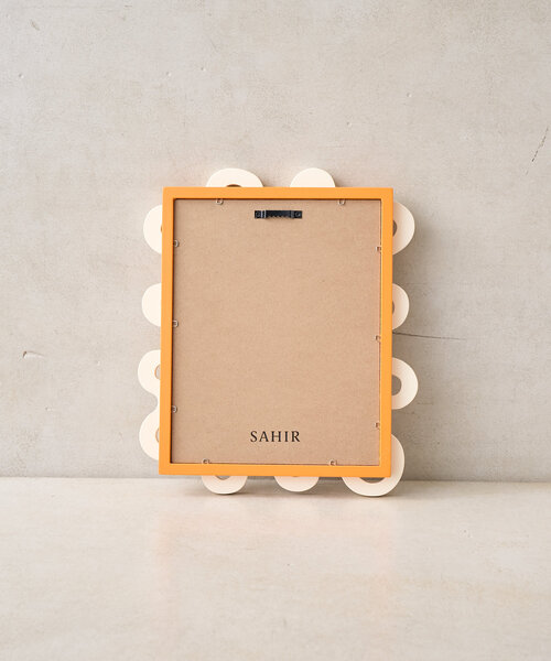 SAHIR(サヒール)の「【SAHIR サヒール】uneune mirror うねうねミラー(ミラー・レディース・オレンジ/グリーン/ブルー系その他/アイボリー・0)」の5枚目の写真
