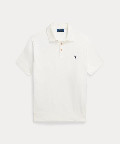 POLO RALPH LAUREN（ポロ ラルフ ローレン）の「コットン ポロカラー セーター（ニット/セーター・メンズ・ホワイト・L/M/S/XXL/XS/XL）」の4枚目の写真