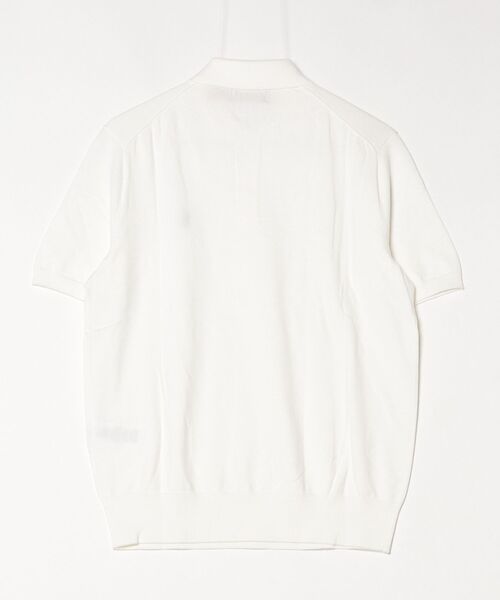 POLO RALPH LAUREN（ポロ ラルフ ローレン）の「コットン ポロカラー セーター（ニット/セーター・メンズ・ホワイト・L/M/S/XXL/XS/XL）」の3枚目の写真