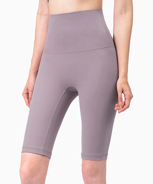 セール】レディース ハイウエストヨガレギンスショートパンツ