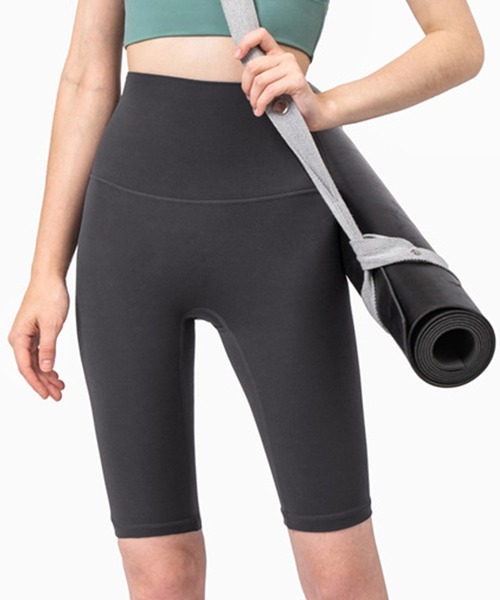 セール】レディース ハイウエストヨガレギンスショートパンツ