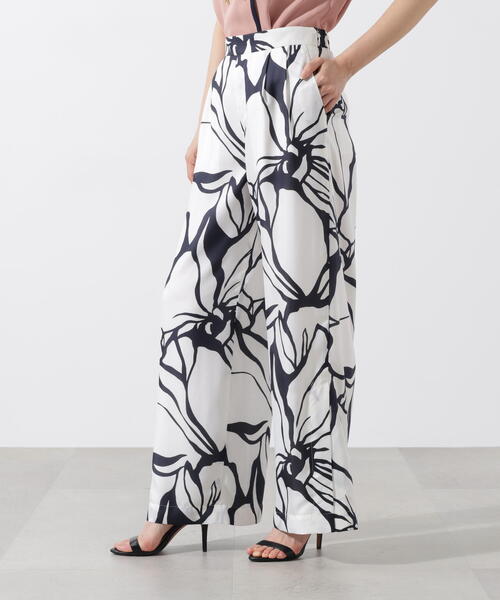 ピンキー＆ダイアン（PINKY&DIANNE）/アートフラワープリントパンツ セール】◇アートフラワープリントパンツ（その他パンツ