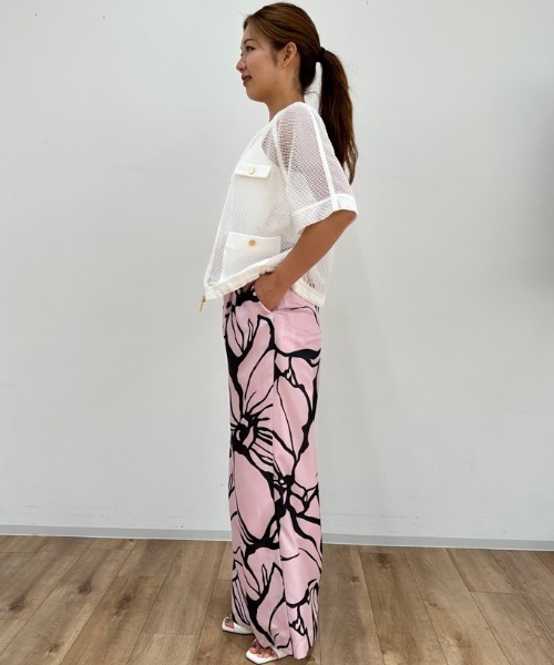 ピンキー＆ダイアン（PINKY&DIANNE）/アートフラワープリントパンツ セール】◇アートフラワープリントパンツ（その他パンツ