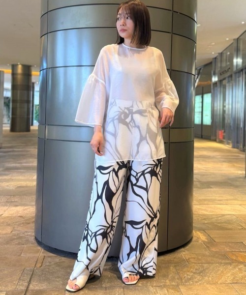 セール】◇アートフラワープリントパンツ（その他パンツ