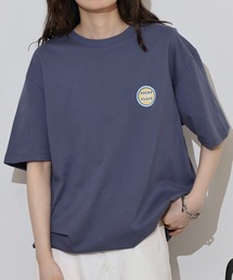 myke サークルプリントビッグシルエットTシャツ