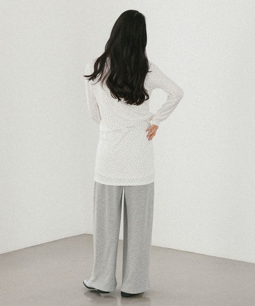 Heather(ヘザー)の「パターンメッシュカット2Pワンピース 571639(ワンピース・レディース・グレー系その他/ホワイト系その他/ネイビー・FREE)」の9枚目の写真