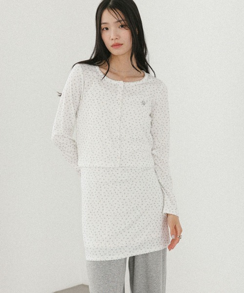 Heather(ヘザー)の「パターンメッシュカット2Pワンピース 571639(ワンピース・レディース・グレー系その他/ホワイト系その他/ネイビー・FREE)」の10枚目の写真