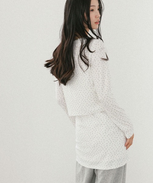 Heather(ヘザー)の「パターンメッシュカット2Pワンピース 571639(ワンピース・レディース・グレー系その他/ホワイト系その他/ネイビー・FREE)」の12枚目の写真