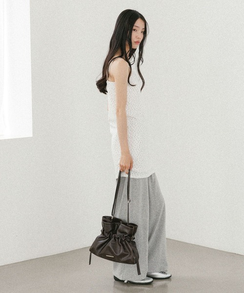 Heather(ヘザー)の「パターンメッシュカット2Pワンピース 571639(ワンピース・レディース・グレー系その他/ホワイト系その他/ネイビー・FREE)」の16枚目の写真