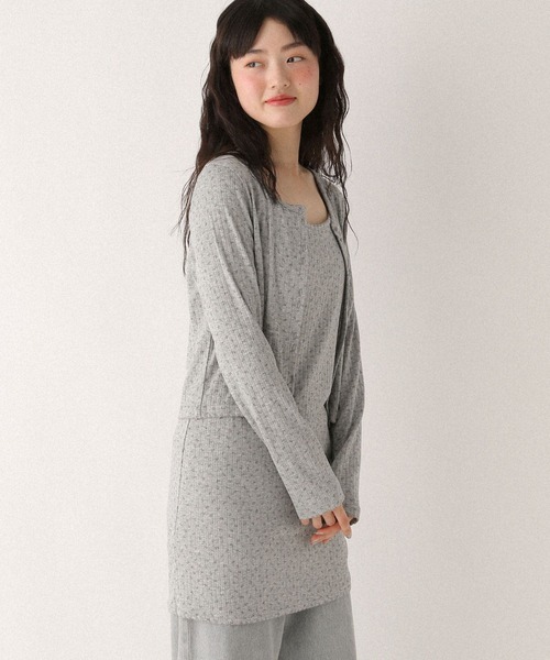 Heather(ヘザー)の「パターンメッシュカット2Pワンピース 571639(ワンピース・レディース・グレー系その他/ホワイト系その他/ネイビー・FREE)」の19枚目の写真