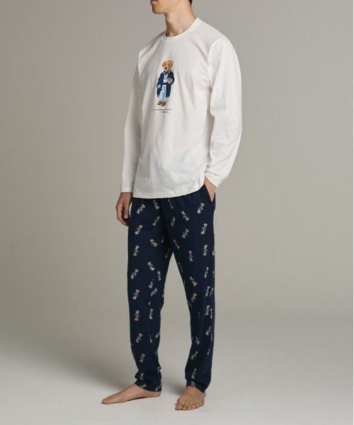 POLO RALPH LAUREN（ポロ ラルフ ローレン）の「【POLO RALPH LAUREN】モーニングローブベア セット（ルームウェア/パジャマ・メンズ・ホワイト・MEDIUM/LARGE）」の3枚目の写真