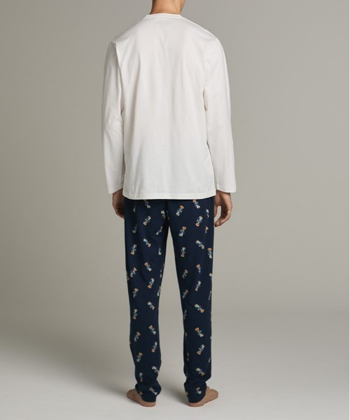 POLO RALPH LAUREN（ポロ ラルフ ローレン）の「【POLO RALPH LAUREN】モーニングローブベア セット（ルームウェア/パジャマ・メンズ・ホワイト・MEDIUM/LARGE）」の4枚目の写真