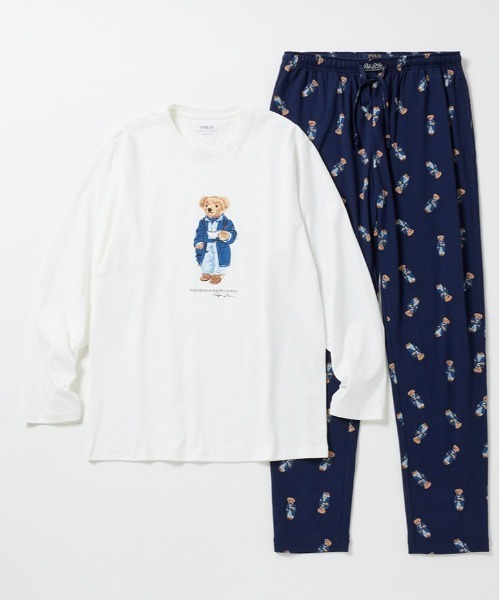 POLO RALPH LAUREN（ポロ ラルフ ローレン）の「【POLO RALPH LAUREN】モーニングローブベア セット（ルームウェア/パジャマ・メンズ・ホワイト・MEDIUM/LARGE）」の5枚目の写真
