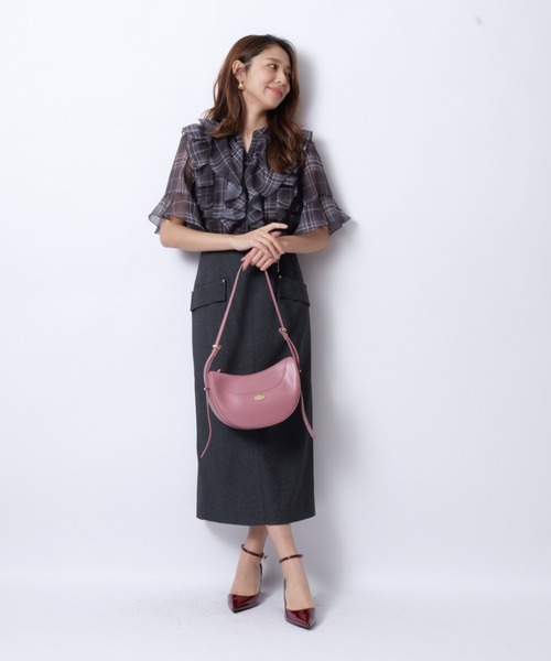超美品★着用一回JUSGLITTY ジャスグリッティアシメントリータイトスカート 超美品☆着用一回JUSGLITTY ジャスグリッティアシメントリー