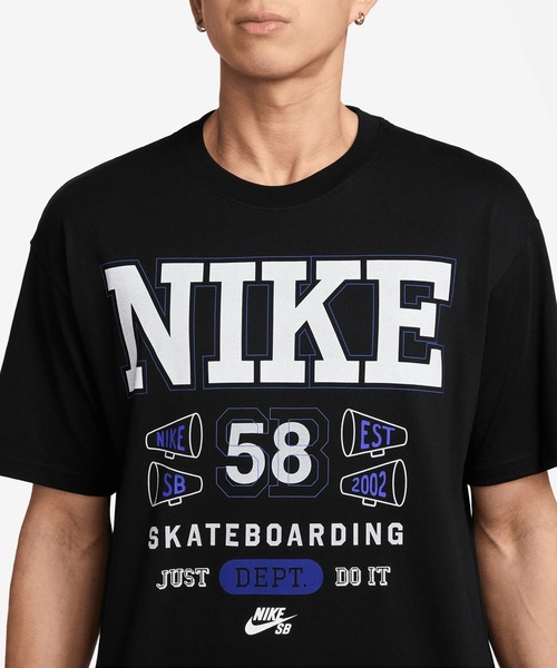NIKE SB（ナイキエスビー）の「NIKE SB/ナイキエスビー 半袖 Tシャツ フロントプリント M90 OC アスレチック S/S T HV1312-010/HV1312-133（Tシャツ/カットソー・メンズ・ブラック/アイボリー・M/L/XL）」の9枚目の写真