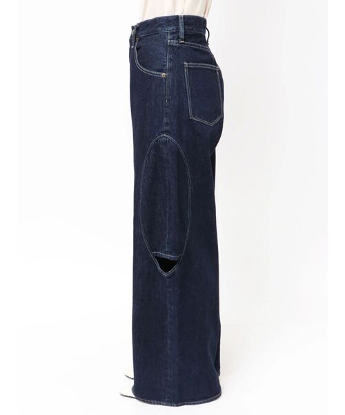 Htage（テージ）の「【Htage】サイドカットデザインルーズデニム（デニムパンツ・レディース・インディゴブルー・24inch/25inch/26inch）」の17枚目の写真