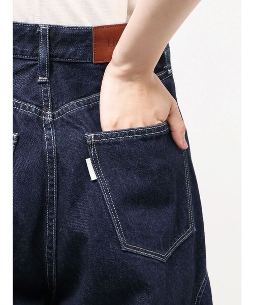 Htage】サイドカットデザインルーズデニム（デニムパンツ）｜Htage