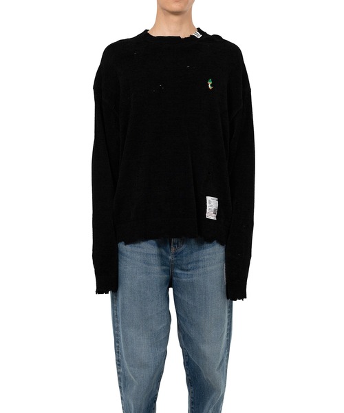 セール】Distressed Knit Sweater（ニット/セーター）｜Maison MIHARA