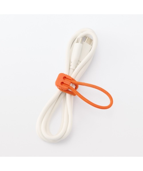 無印良品（ムジルシリョウヒン）の「ロック付き結束ゴムバンド　３色セット　オレンジ・ライトグレー・ダークグレー（ステーショナリー・メンズ・その他・FREE）」の6枚目の写真