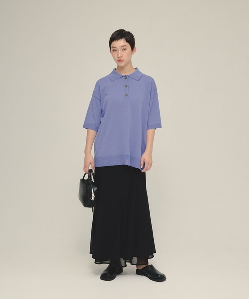 eL(エル)の「【eL】Tight Flare Skirt/572923(スカート・レディース・ネイビー/ブラック・FREE)」の3枚目の写真