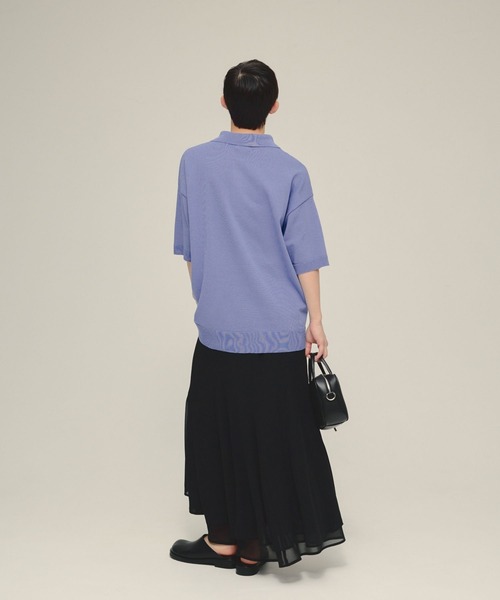 eL(エル)の「【eL】Tight Flare Skirt/572923(スカート・レディース・ネイビー/ブラック・FREE)」の5枚目の写真