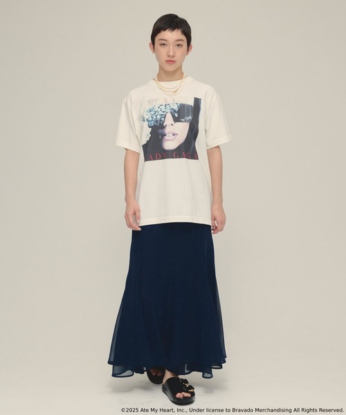 eL(エル)の「【eL】Tight Flare Skirt/572923(スカート・レディース・ネイビー/ブラック・FREE)」の8枚目の写真