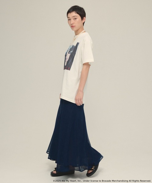 eL(エル)の「【eL】Tight Flare Skirt/572923(スカート・レディース・ネイビー/ブラック・FREE)」の9枚目の写真