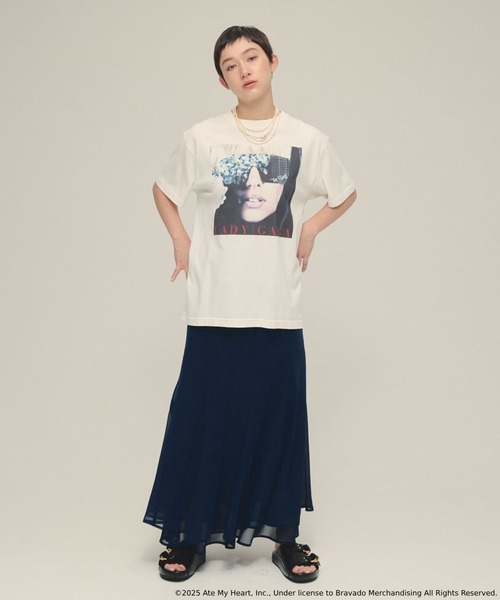 eL(エル)の「【eL】Tight Flare Skirt/572923(スカート・レディース・ネイビー/ブラック・FREE)」の11枚目の写真
