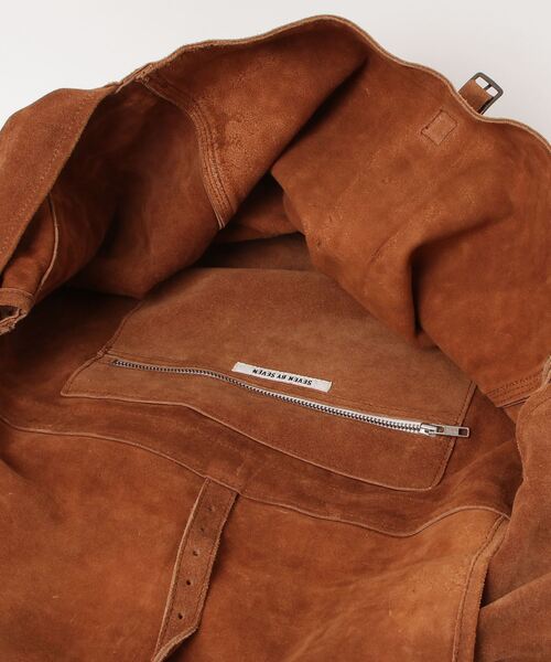 SEVEN BY SEVEN（セブンバイセブン）の「SEVEN BY SEVEN / セブンバイセブン：LEATHER SHOURDER BAG：800-4271122[AST]（ショルダーバッグ・メンズ・ブラウン・FREE）」の4枚目の写真