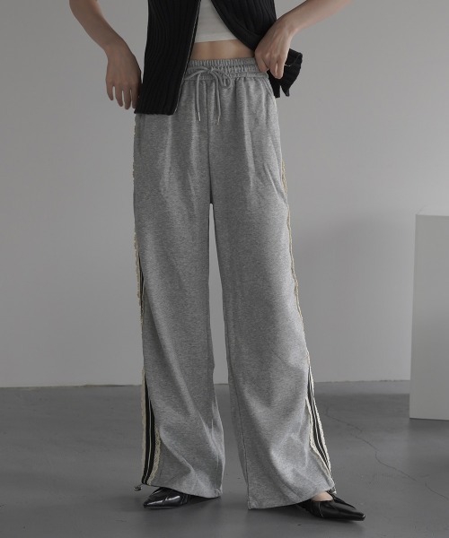 のんたんももMOONDAL グレーパンツS 2WAY SWEAT PANTS/ツーウェイスウェットパンツ（スウェット
