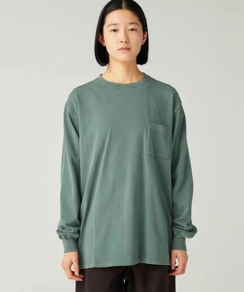 Snow Peak / Garment Dyed L/S T-Shirtガーメントダイ ロング Tシャツ