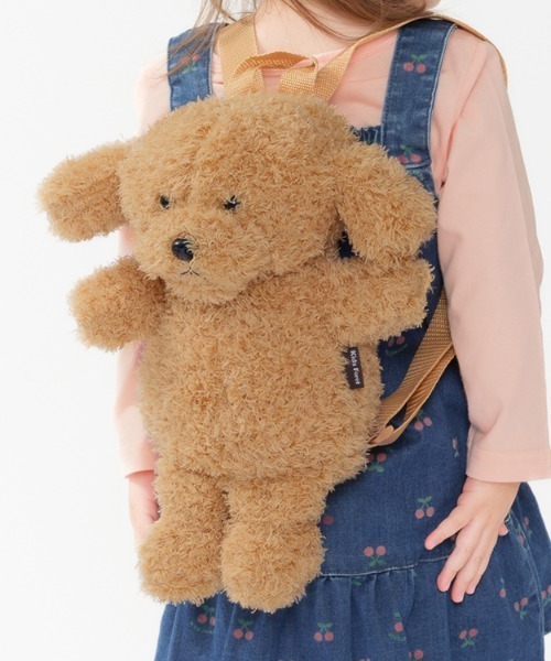 Kids Foret（キッズフォーレ）の「プードルリュック（バックパック/リュック・キッズ・オフホワイト/ベージュ・FREE）」の2枚目の写真