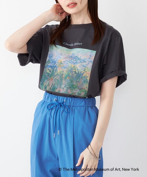 SHIPS Colors:THE MET コラボ モネ アート Tシャツ（Tシャツ