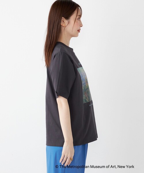 SHIPS Colors(シップス カラーズ)の「SHIPS Colors:THE MET コラボ モネ アート Tシャツ(Tシャツ/カットソー・レディース・オフホワイト/ダークグレー・ONE SIZE)」の15枚目の写真