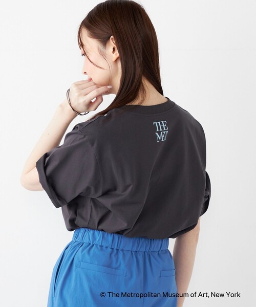 SHIPS Colors(シップス カラーズ)の「SHIPS Colors:THE MET コラボ モネ アート Tシャツ(Tシャツ/カットソー・レディース・オフホワイト/ダークグレー・ONE SIZE)」の17枚目の写真