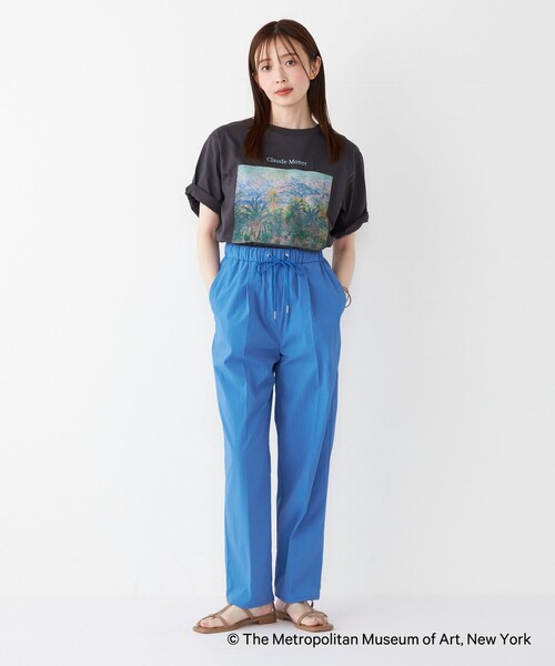 SHIPS Colors(シップス カラーズ)の「SHIPS Colors:THE MET コラボ モネ アート Tシャツ(Tシャツ/カットソー・レディース・オフホワイト/ダークグレー・ONE SIZE)」の18枚目の写真